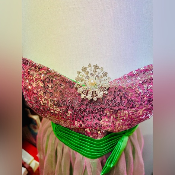 Ever Pretty Purple & Green Sequin Top Dress with Green Sash -Comes with Sash Pin - Picture 11 of 16